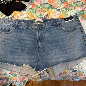 Abercrombie & Fitch Distressed Denim Shorts